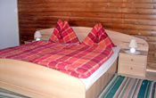 Schlafzimmer der Ferienwohnung in Annaberg-Lungötz